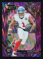 Malik Nabers 2024 Select Prizm Purple Shock #220 RC #215/360 at PristineAuction.com