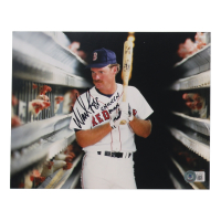 Wade Boggs Signed Red Sox 8x10 Photo Inscribed "Chicken Man" (Beckett) at PristineAuction.com
