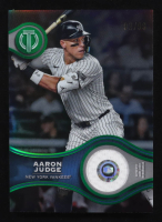 Aaron Judge 2025 Topps Tribute Stamp of Approval Relics Green #SOAAJ #92/99 at PristineAuction.com
