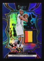 Chris Paul 2024-25 Select Throwback Memorabilia Blue Prizms #19 #56/75 at PristineAuction.com