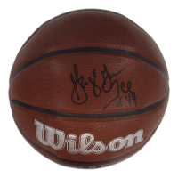 George Gervin Signed Spurs Logo NBA Basketball Inscribed "Ice" (JSA) at PristineAuction.com