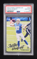 Justin Herbert 2020 Panini Chronicles Luminance #203 RC (PSA 10) at PristineAuction.com