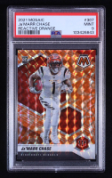 Ja'Marr Chase 2021 Panini Mosaic Mosaic Reactive Orange #307 RC (PSA 9) at PristineAuction.com