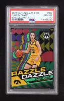 Caitlin Clark 2024 Panini Caitlin Clark Collection Mosaic Razzle Dazzle #RD2 RC (PSA 10) at PristineAuction.com