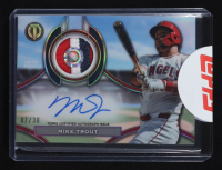 Mike Trout 2025 Topps Tribute Autograph Patches #APAMT #07/30 at PristineAuction.com