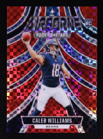 Caleb Williams 2024 Rookies and Stars Airborne Red Plaid #23 RC at PristineAuction.com