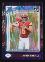 Jayden Daniels 2024 Donruss Optic Purple Shock #248 RR RC at PristineAuction.com