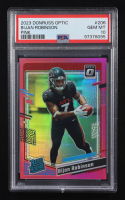 Bijan Robinson 2023 Donruss Optic Pink #206 RR RC (PSA 10) at PristineAuction.com