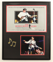 Gary Busey Signed "The Buddy Holly Story" Custom Framed Matted Photo Display (Beckett) at PristineAuction.com