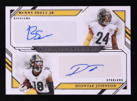 Benny Snell Jr. / Diontae Johnson 2019 Panini National Treasures Rookie Dual Signatures #19 #19/49 RC at PristineAuction.com
