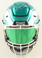 Saquon Barkley Signed Eagles Full-Size Authentic On-Field Custom Speedflex Helmet with Custom Visor (Beckett) at PristineAuction.com