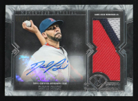 David Price 2017 Topps Museum Collection Momentous Material Jumbo Patch Autographs #JPADPR #8/15 at PristineAuction.com