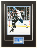 Simon Benoit Signed Maple Leafs Custom Matted Cut Display (JSA) at PristineAuction.com