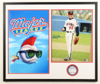 Charlie Sheen Signed "Major League" Custom Framed Matted Photo Display (Beckett) at PristineAuction.com