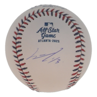 Junior Caminero Signed 2025 All-Star Game Logo Baseball (Beckett) at PristineAuction.com