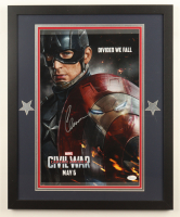 Chris Evans Signed "Captain America: Civil War" Custom Framed Matted Photo Display (JSA) at PristineAuction.com