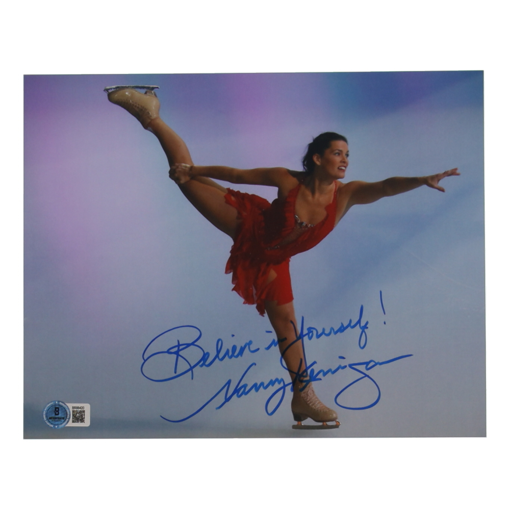 Nancy Kerrigan Signed 8x10 Photo Inscribed "Believe in yourself!" (Beckett) at PristineAuction.com