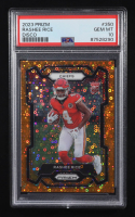 Rashee Rice 2023 Panini Prizm Prizms Orange Disco #350 RC (PSA 10) at PristineAuction.com