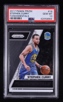 Stephen Curry 2017-18 Panini Prizm Fundamentals #16 (PSA 10) at PristineAuction.com