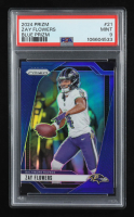 Zay Flowers 2024 Blue Prizm #21 (PSA 9) at PristineAuction.com