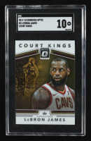 LeBron James 2017-18 Donruss Optic Court Kings #5 (SGC 10) at PristineAuction.com
