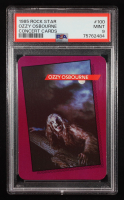 Ozzy Osbourne 1985 Amurol Rock Star Concert #100 (PSA 9) at PristineAuction.com