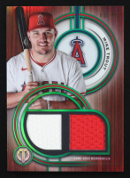 Mike Trout 2025 Topps Tribute Dual Relics Green #DRMT #3/99 at PristineAuction.com