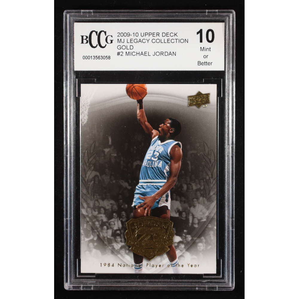 Michael Jordan 2009-10 Upper Deck Michael Jordan Legacy Collection Gold #2 (BCCG 10) at PristineAuction.com