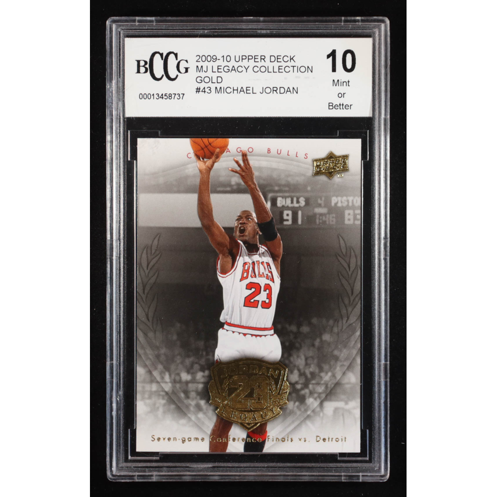 Michael Jordan 2009-10 Upper Deck Michael Jordan Legacy Collection Gold #43 (BCCG 10) at PristineAuction.com