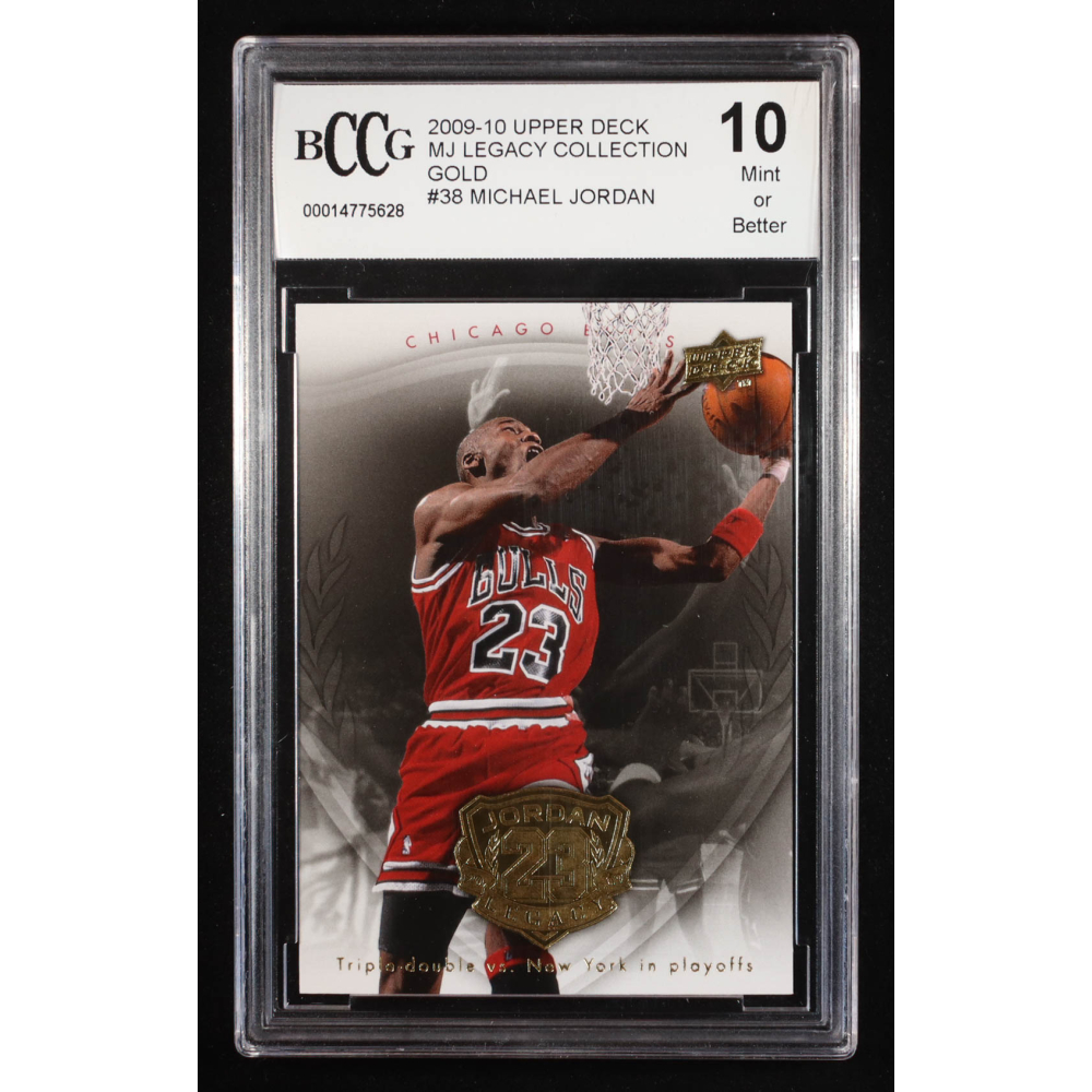 Michael Jordan 2009-10 Upper Deck Michael Jordan Legacy Collection Gold #38 (BCCG 10) at PristineAuction.com