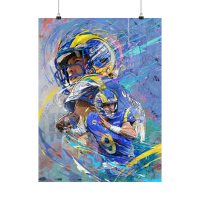 Matthew Stafford Rams 36x24 Poster at PristineAuction.com