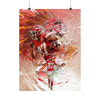 Travis Kelce Chiefs 36x24 Poster at PristineAuction.com