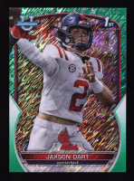 Jaxson Dart 2022 Bowman Chrome University Green Shimmer Refractors #94 #19/99 RC at PristineAuction.com