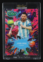 Lionel Messi 2024 Wild Card Splat Rainbow Raywave #SBRBW02LM1 #1/1 at PristineAuction.com