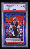 Joe Burrow 2020 Donruss Optic Blue Scope #151 RR RC (PSA 10) at PristineAuction.com