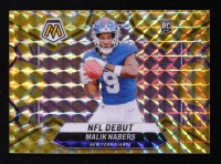 Malik Nabers 2024 Panini Mosaic Mosaic Reactive Yellow #284 RC at PristineAuction.com