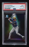 Jackson Chourio 2023 Bowman Chrome Bowman Spotlights #BS11 RC (PSA 10) at PristineAuction.com