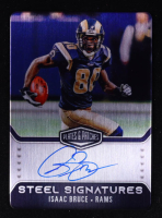Isaac Bruce 2023 Panini Plates & Patches Steel Signatures #SS-IB #044/100 at PristineAuction.com