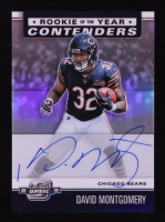 David Montgomery 2019 Panini Contenders Optic Rookie of the Year Contenders Autographs #5 #014/125 RC at PristineAuction.com