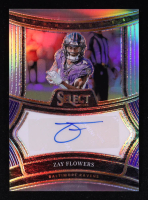 Zay Flowers 2024 Select Signatures Prizm #3 #207/399 at PristineAuction.com
