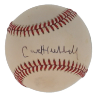 Carl Hubbell Signed ONL Baseball (JSA) at PristineAuction.com