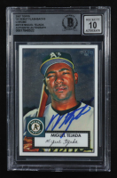 Miguel Tejada Signed 2007 Topps '52 Debut Flashbacks Chrome #DFC8 RC #0970/1952 (Beckett | Auto Grade BGS 10) at PristineAuction.com