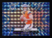 Bo Nix 2024 Panini Mosaic Mosaic Reactive Blue #271 RC at PristineAuction.com