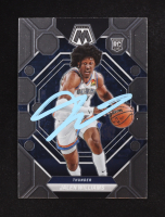 Jalen Williams Signed 2022-23 Panini Mosaic #217 RC (PSA) at PristineAuction.com