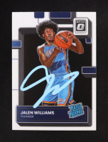 Jalen Williams Signed 2022-23 Donruss Optic #235 RR RC (PSA) at PristineAuction.com