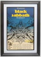 1980 "Black Sabbath" Germany Concert Custom Framed Poster at PristineAuction.com