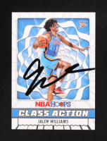 Jalen Williams Signed 2022-23 Hoops Class Action #12 RC (PSA) at PristineAuction.com