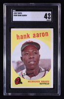 Hank Aaron 1959 Topps #380 (SGC 4) at PristineAuction.com
