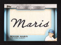 Roger Maris 2012 Topps Historical Stitches #RM at PristineAuction.com