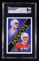 Tom Brady / Dave Stachelski 2000 Fleer Tradition #352 RC (SGC 9) at PristineAuction.com